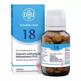 BIOCHEMIE DHU 18 Calcium sulphuratum D 12 tabletter, 200 kapsler