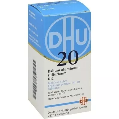 BIOCHEMIE DHU 20 Kalium alum.sulfur.D 12 tabletter, 200 stk