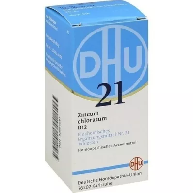 BIOCHEMIE DHU 21 Zincum chloratum D 12 tabletter, 200 kapsler