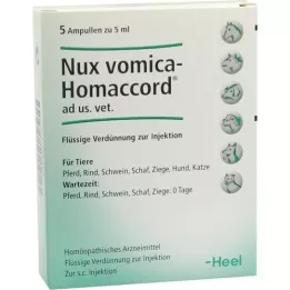 NUX VOMICA HOMACCORD ad us.vet.ampuller, 5 stk