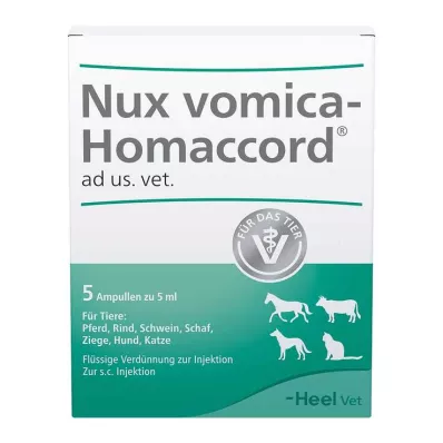 NUX VOMICA HOMACCORD ad us.vet.ampuller, 5 stk