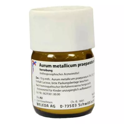 AURUM METALLICUM PRAEPARATUM D 12 Trituration, 50 g