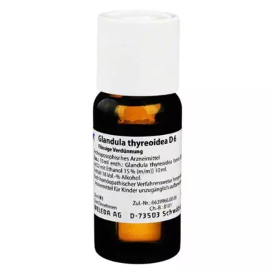 GLANDULA THYREOIDEA D 6 fortynding, 50 ml