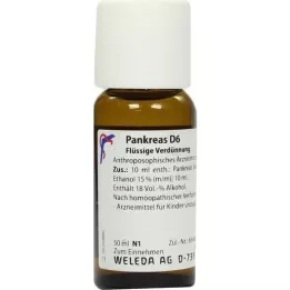 PANKREAS D 6 fortynding, 50 ml
