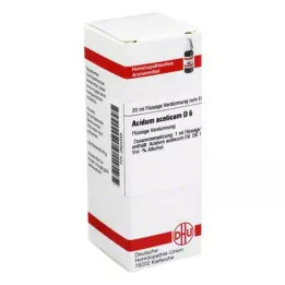 ACIDUM ACETICUM D 6 fortynding, 20 ml