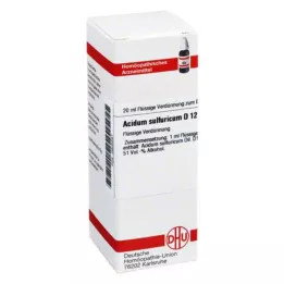 ACIDUM SULFURICUM D 12 fortynding, 20 ml