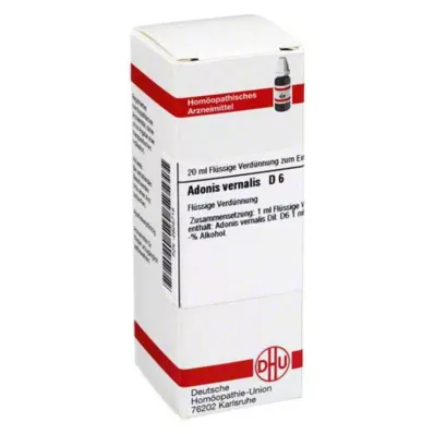 ADONIS VERNALIS D 6 fortynding, 20 ml ADONIS VERNALIS D 6 fortynding, 20 ml