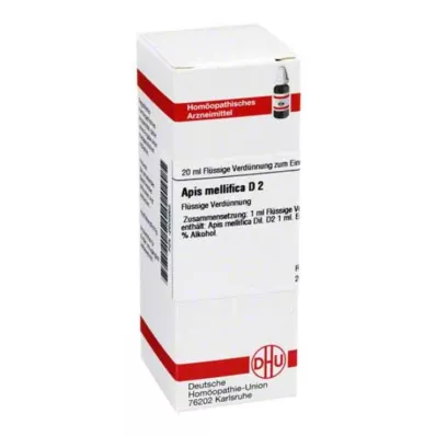 APIS MELLIFICA D 2 fortynding, 20 ml