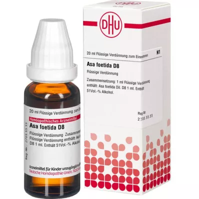 ASA FOETIDA D 8 fortynding, 20 ml