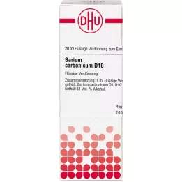 BARIUM CARBONICUM D 10 fortynding, 20 ml