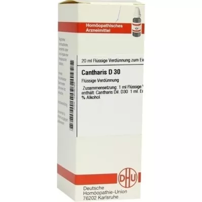 CANTHARIS D 30 fortynding, 20 ml