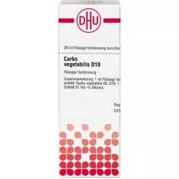 CARBO VEGETABILIS D 10 fortynding, 20 ml