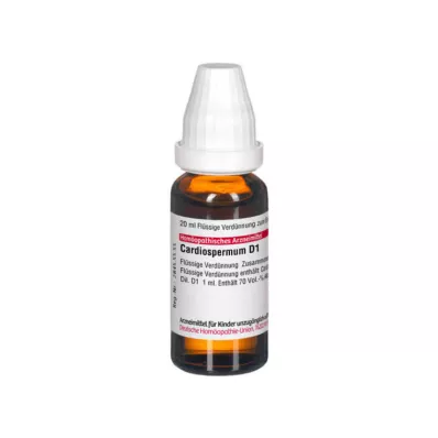 CARDIOSPERMUM D 1 fortynding, 20 ml