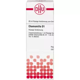 CHAMOMILLA D 1 fortynding, 20 ml