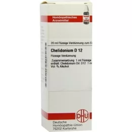 CHELIDONIUM D 12 fortynding, 20 ml