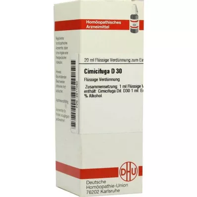 CIMICIFUGA D 30 fortynding, 20 ml