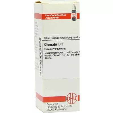 CLEMATIS D 6 fortynding, 20 ml