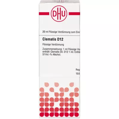 CLEMATIS D 12 fortynding, 20 ml