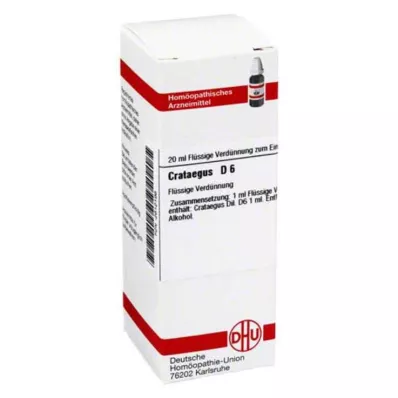 CRATAEGUS D 6 fortynding, 20 ml