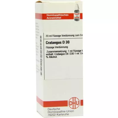CRATAEGUS D 30 fortynding, 20 ml