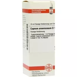 CUPRUM ARSENICOSUM D 12 fortynding, 20 ml