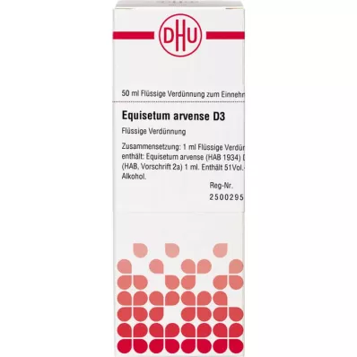 EQUISETUM ARVENSE D 3 Fortynding, 50 ml