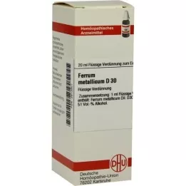 FERRUM METALLICUM D 30 fortynding, 20 ml