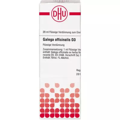 GALEGA officinalis D 3 fortynding, 20 ml