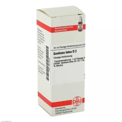 GENTIANA LUTEA D 2 fortynding, 20 ml