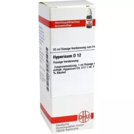 HYPERICUM D 12 fortynding, 20 ml