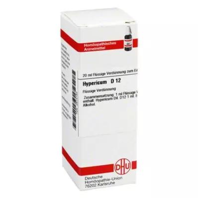 HYPERICUM D 12 fortynding, 20 ml