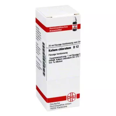 KALIUM CHLORATUM D 12 fortynding, 20 ml