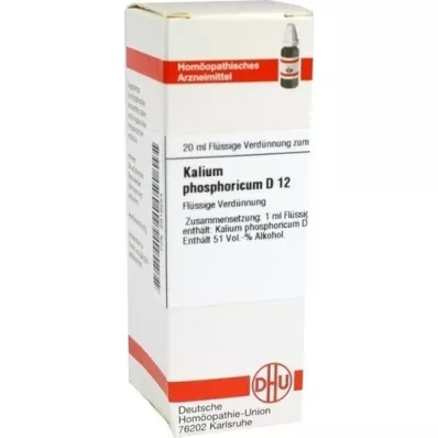 KALIUM PHOSPHORICUM D 12 fortynding, 20 ml