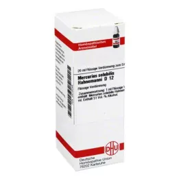 MERCURIUS SOLUBILIS Hahnemanni D 12 fortynding, 20 ml