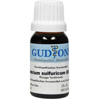 NATRIUM SULFURICUM Q 10-opløsning, 15 ml