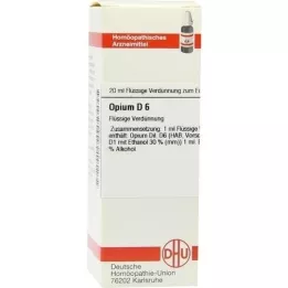 OPIUM D 6 fortynding, 20 ml