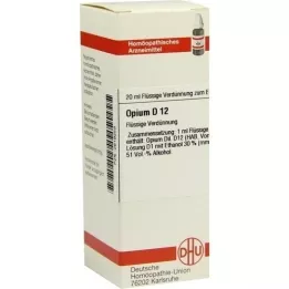 OPIUM D 12 fortynding, 20 ml