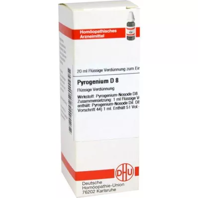 PYROGENIUM D 8 fortynding, 20 ml