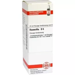 RAUWOLFIA D 6 fortynding, 20 ml