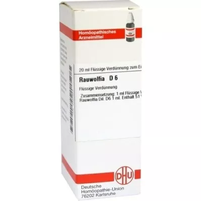 RAUWOLFIA D 6 fortynding, 20 ml