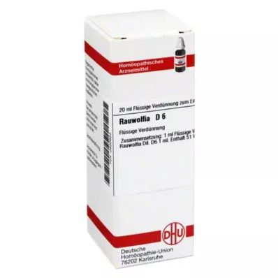 RAUWOLFIA D 6 fortynding, 20 ml