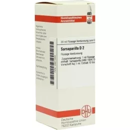 SARSAPARILLA D 2 fortynding, 20 ml