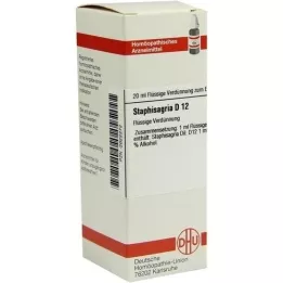 STAPHISAGRIA D 12 fortynding, 20 ml