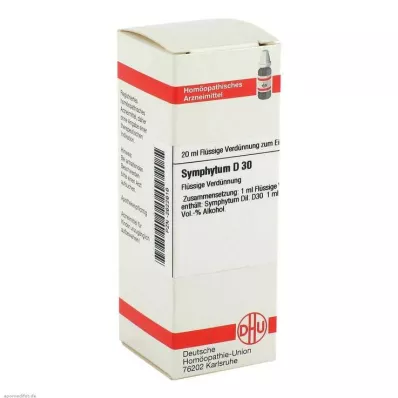 SYMPHYTUM D 30 fortynding, 20 ml