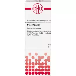 VALERIANA D 3 fortynding, 20 ml