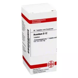 ACONITUM D 12 tabletter, 80 kapsler