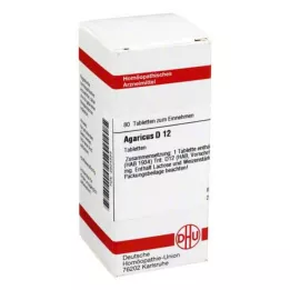 AGARICUS D 12 tabletter, 80 kapsler