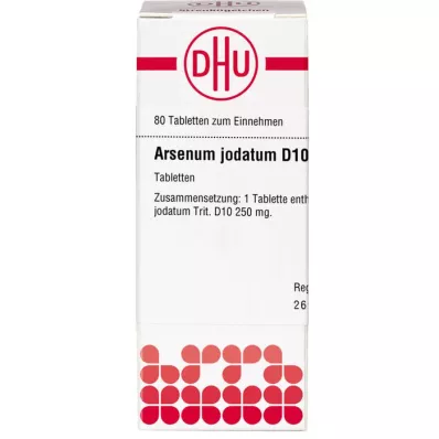 ARSENUM JODATUM D 10 tabletter, 80 kapsler