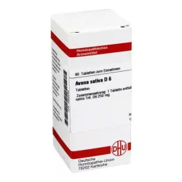 AVENA SATIVA D 6 tabletter, 80 kapsler
