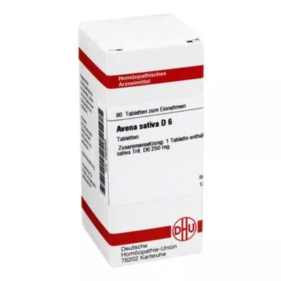 AVENA SATIVA D 6 tabletter, 80 kapsler